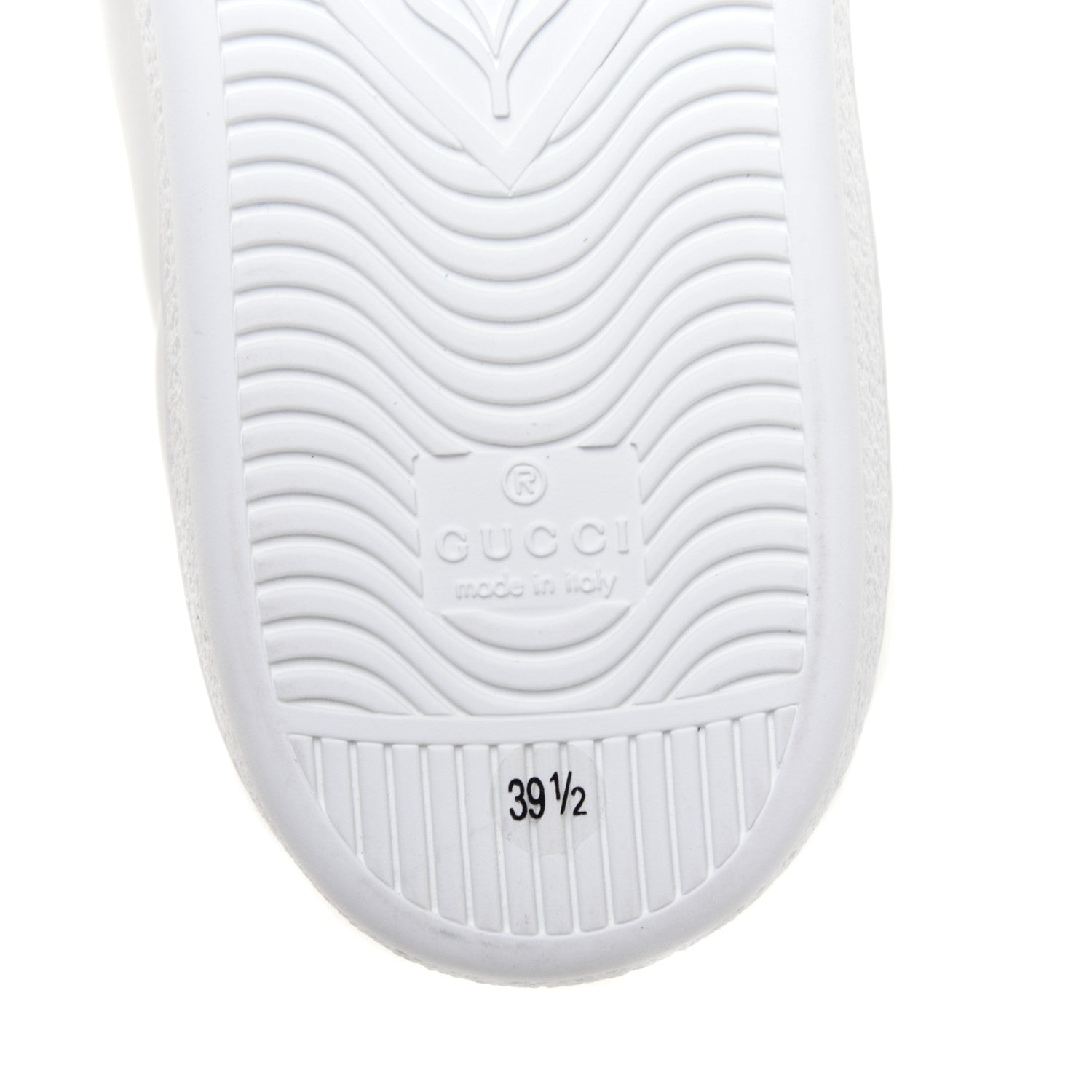 Gucci Calfskin Sequins Web Cat Womens Ace Sneakers 39.5 White 6 of 9