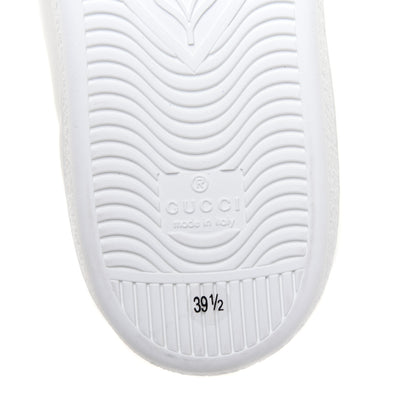 Gucci Calfskin Sequins Web Cat Womens Ace Sneakers 39.5 White 6 of 9