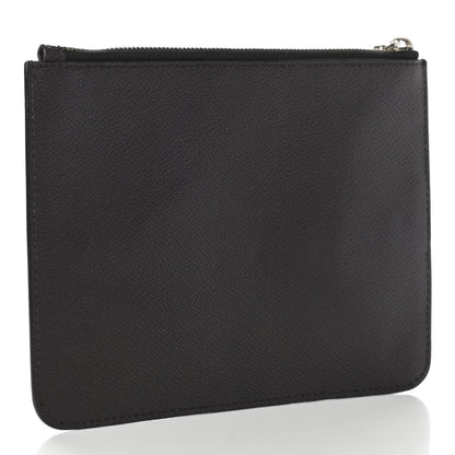 Givenchy Textured Coated Canvas Rottweiler Print Small Cosmetic Pouch Black 3 of 6