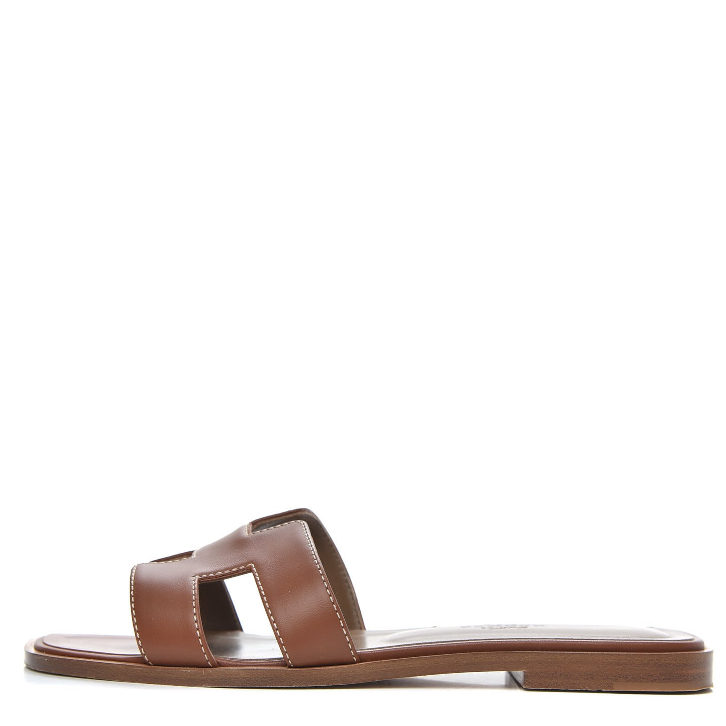 Box Calfskin Oran Sandals 36.5 Gold