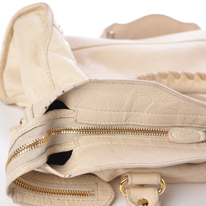Balenciaga Agneau Giant 12 Gold Hardware City Blanc Creme Light Craie 10 of 15