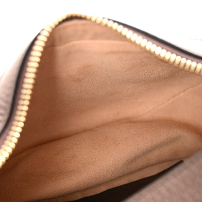 Gucci GG Supreme Monogram Textured Calfskin Web Mini Ophidia Half Moon Hobo Beige Ebony New Acero 5 of 12