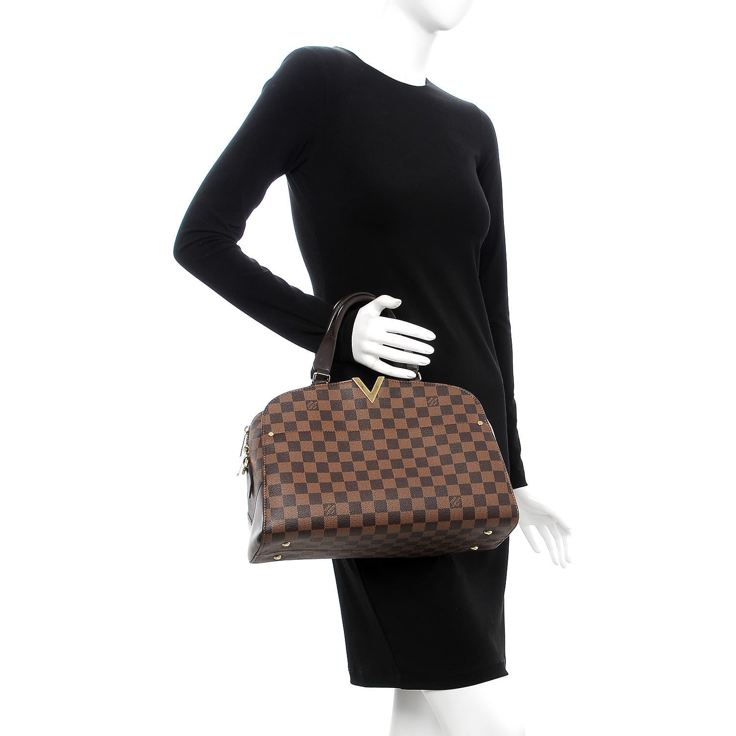 Louis Vuitton Damier Ebene Kensington Bowling Bag 2 of 13
