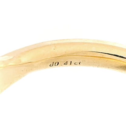 Tiffany 18K Yellow Gold Diamond Victoria Vine Bypass Ring 49 5 5 of 6