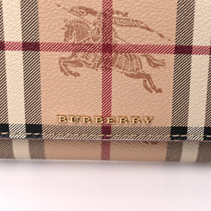 Burberry Haymarket Check Henley Wallet On Chain Dusty Pink 15 of 15