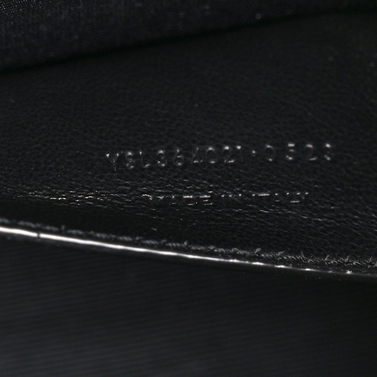 Grain De Poudre Medium Classic Monogram Kate Satchel Black