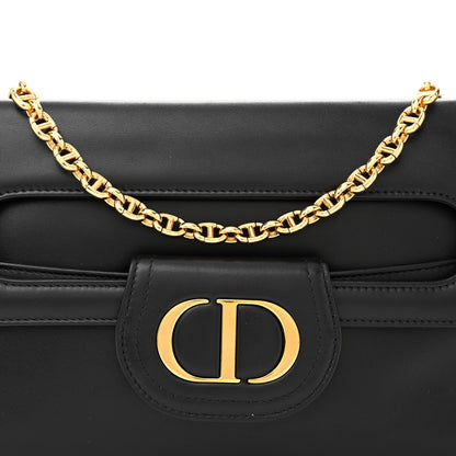 Christian Dior Smooth Calfskin Medium Diordouble Chain Bag Black 8 of 12