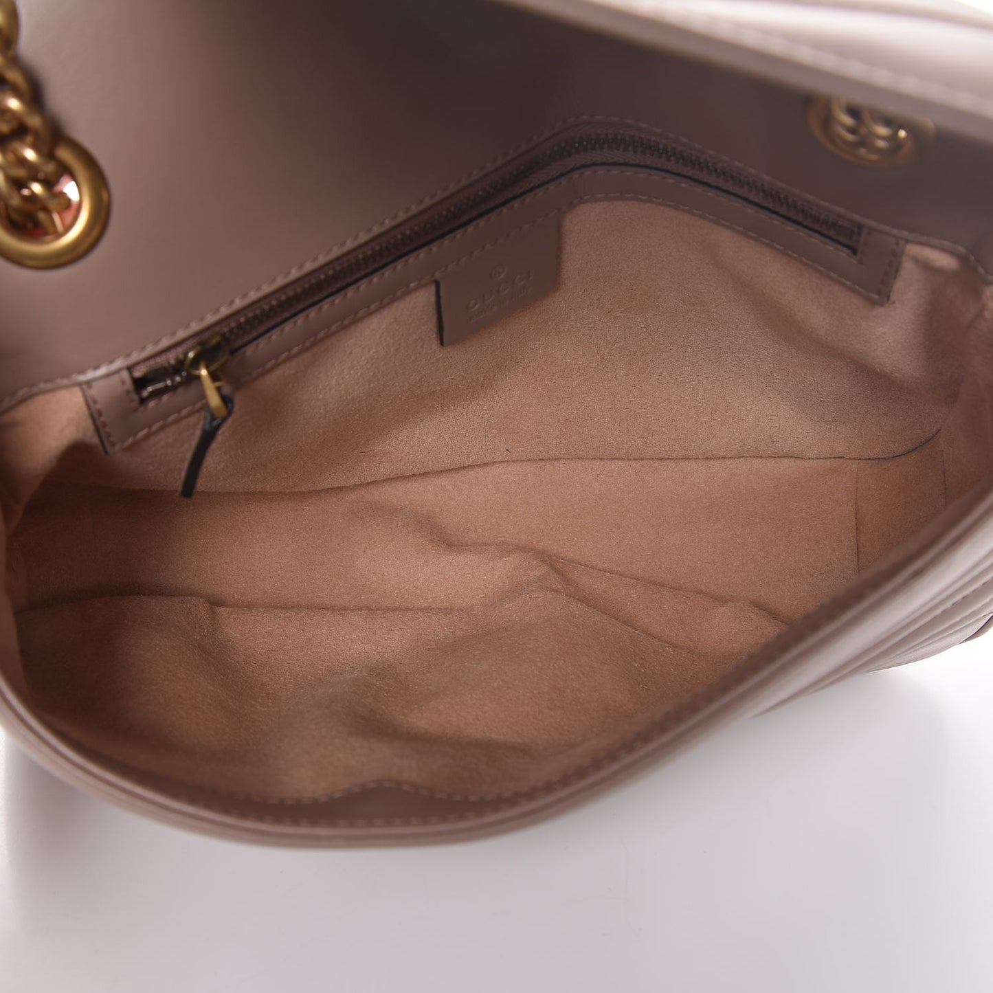 Calfskin Matelasse Small GG Marmont Shoulder Bag Porcelain Rose