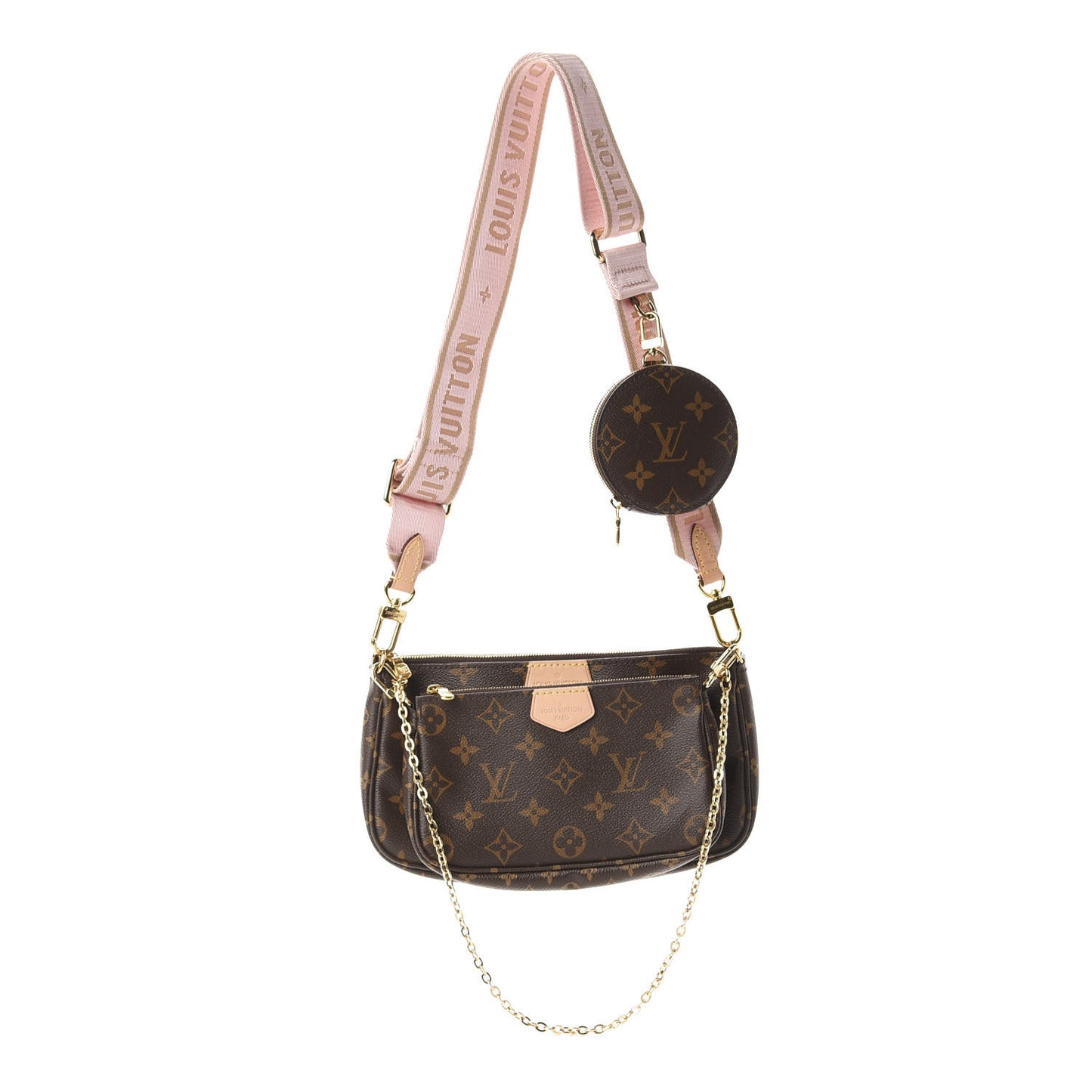 Monogram Multi Pochette Accessories Rose Clair