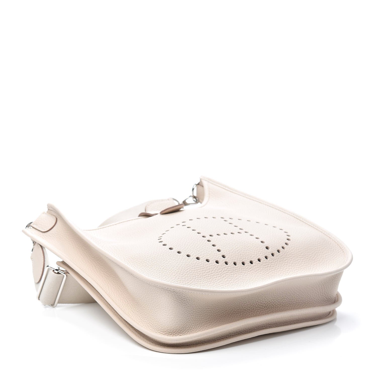 Hermes Taurillon Clemence Evelyne III PM Craie 4 of 9