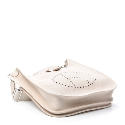 Hermes Taurillon Clemence Evelyne III PM Craie 4 of 9