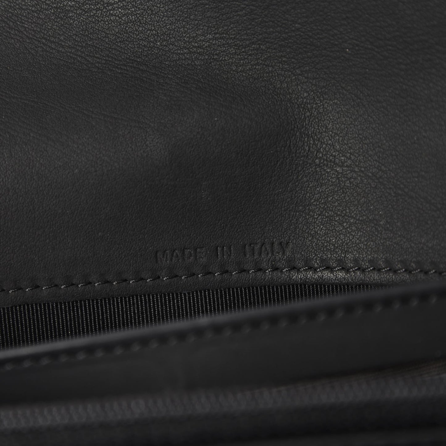 Lambskin Quilted Long Gusset Flap Wallet Black