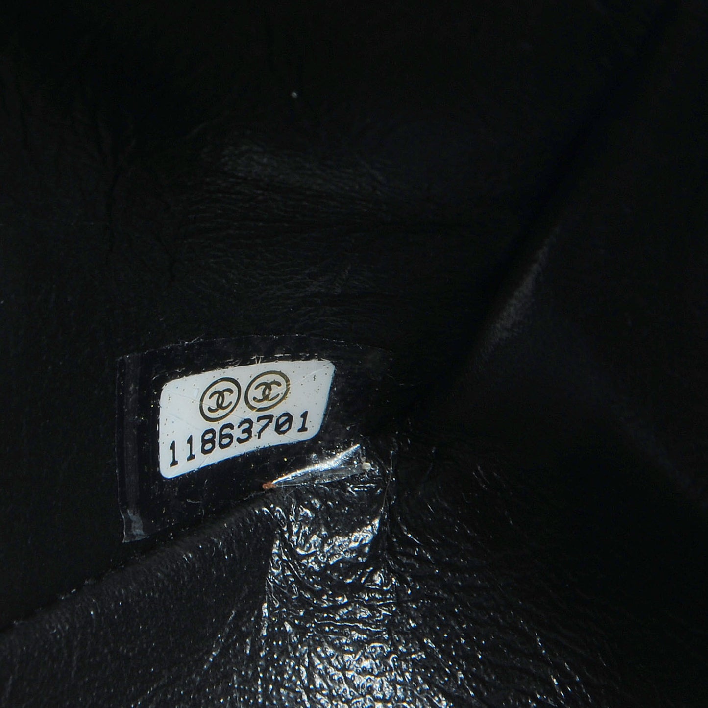 Caviar East West Flap Bag Black