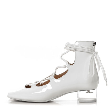 Christian Dior Patent Diorarty 30mm Pumps 37.5 White 1 of 9