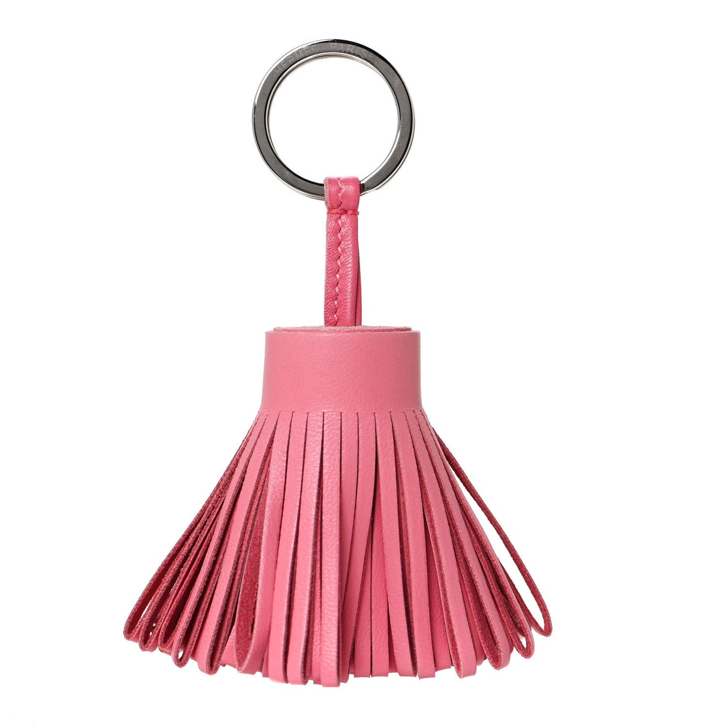 Lambskin Carmen Tassel Key Holder Rose Azalee