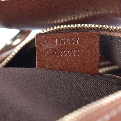 Gucci Calfskin Medium Horsebit Chain Hobo Brown 9 of 10