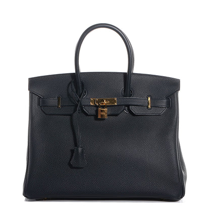 Hermes Togo Birkin 35 Bleu Ocean 1 of 25