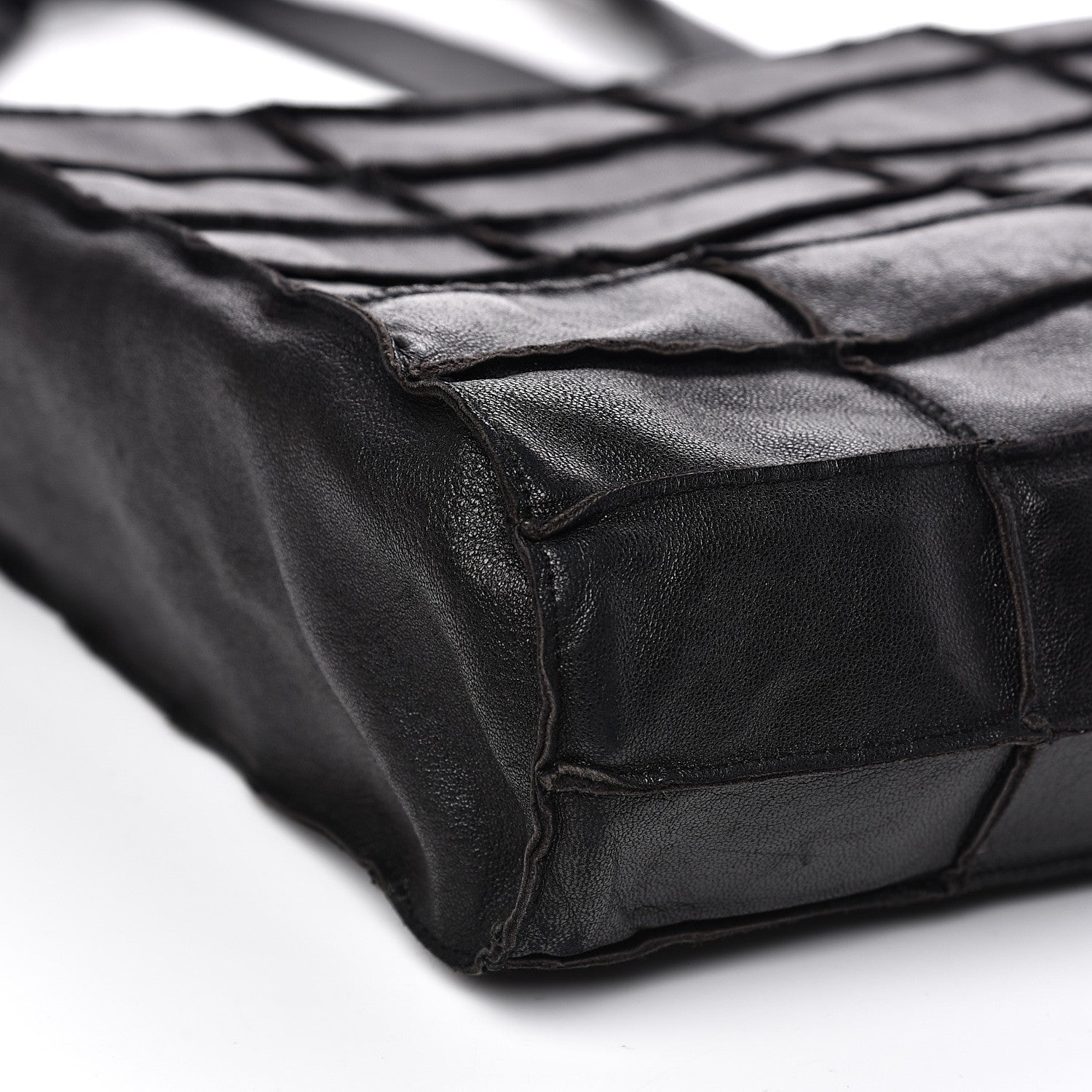 Chanel Lambskin Patchwork Shoulder Bag Black 7 of 14
