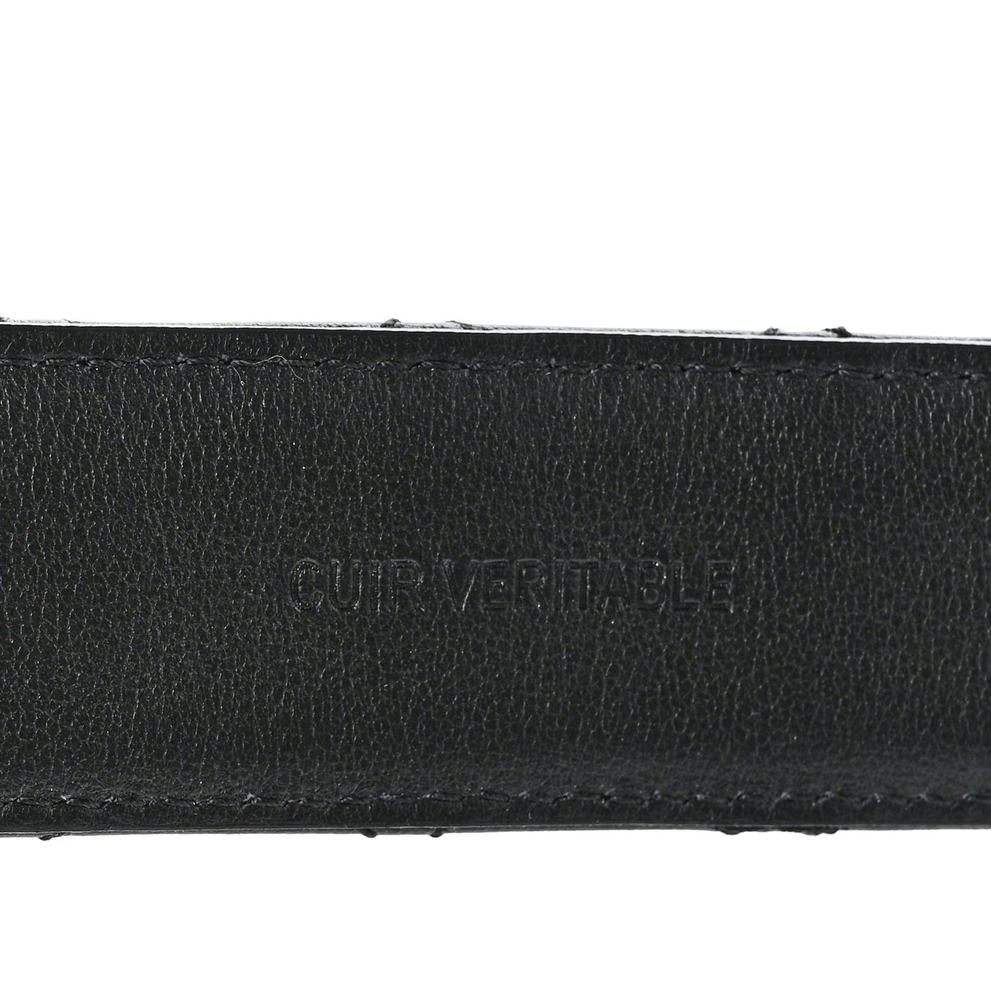 Calfskin Quilted CC Chain Belt 80 32 Black