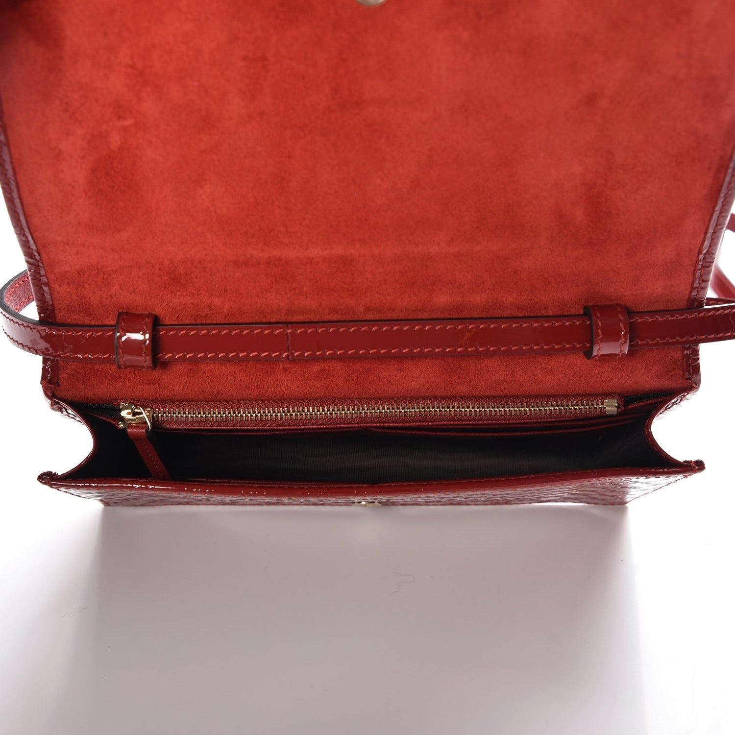 Gucci Patent Microguccissima Mini Nice Wallet Rose Bed 5 of 7