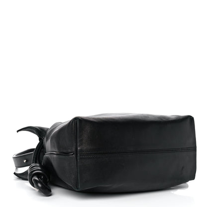Loewe Calfskin Small Flamenco Knot Bag Black 4 of 13