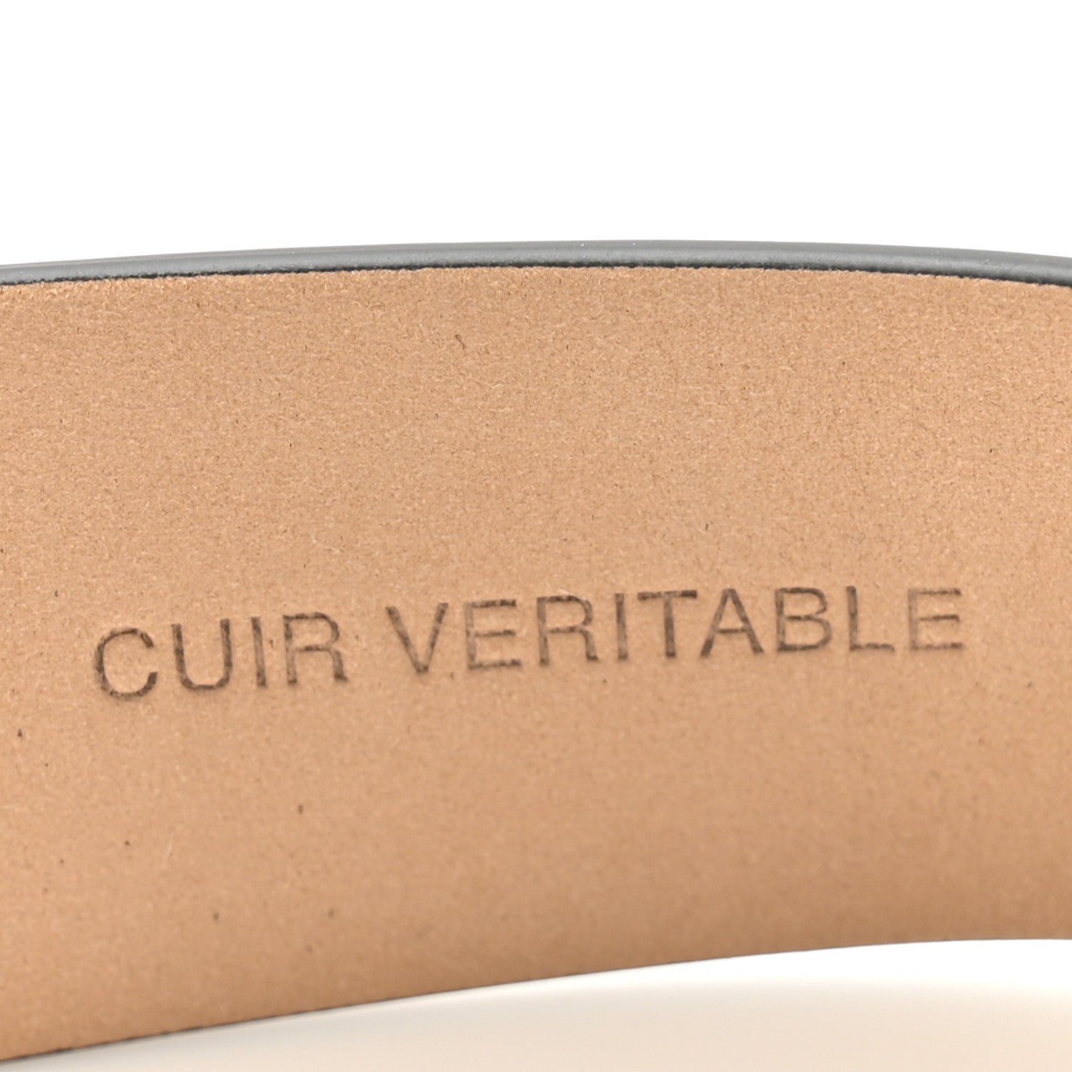 Chanel Calfskin Belt 95 38 Black 7 of 7