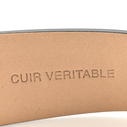 Chanel Calfskin Belt 95 38 Black 7 of 7