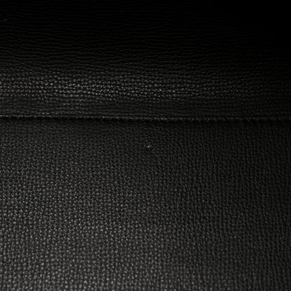 Burberry Grainy Calfskin Haymarket Check Medium Reversible Tote Black 17 of 17