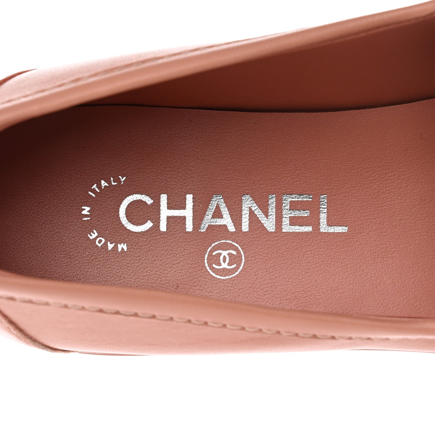 Lambskin Quilted CC Turnlock Loafers 40 Dark Pink