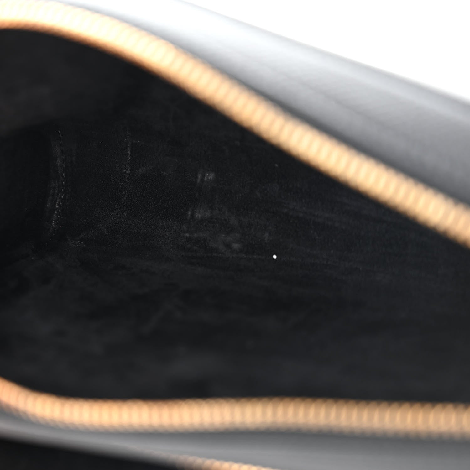 Christian Dior Grained Calfskin Caro Double Pouch Black 12 of 13