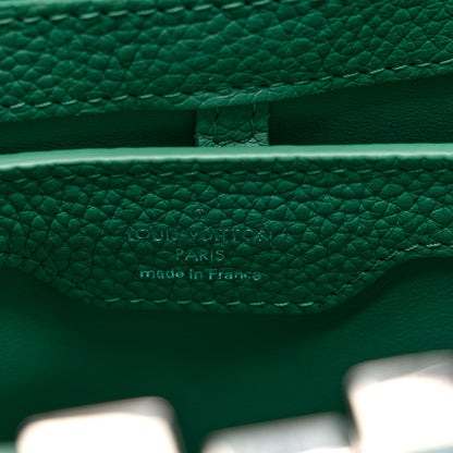 Louis Vuitton Taurillon Capucines BB Bleu Vert 6 of 9