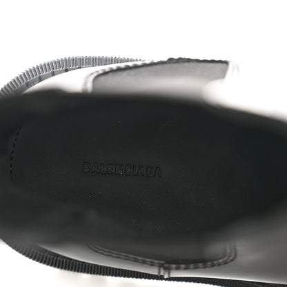 Balenciaga Jive Smooth Calfskin Logo Embossed Womens Tractor 20mm Chelsea Boots 36 Black 8 of 8