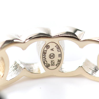 Chanel Metal CC Ring 50 5.25 Gold 4 of 4