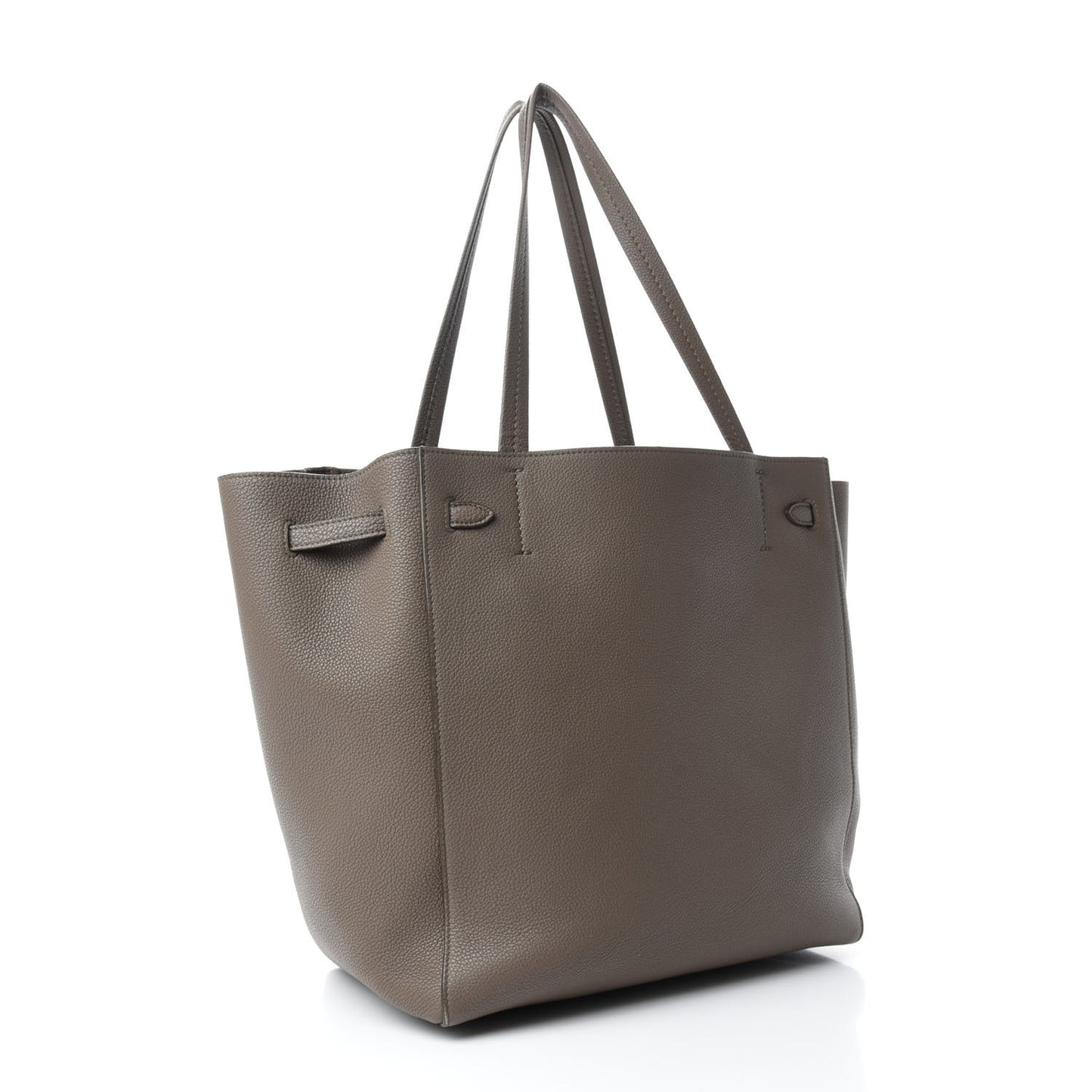 Soft Grained Calfskin Small Belt Cabas Phantom Taupe