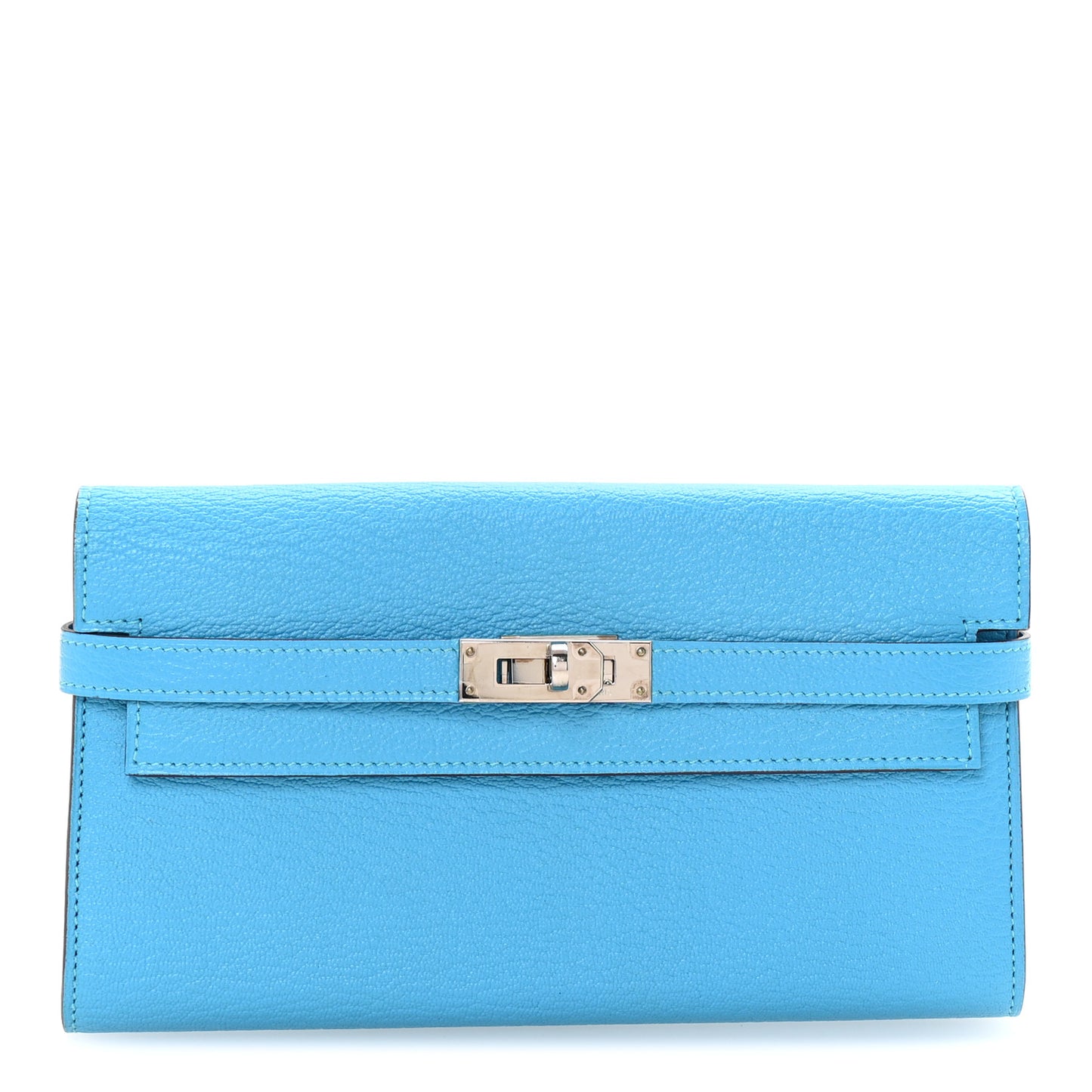 Chevre Mysore Kelly Longue Wallet Bleu Azteque