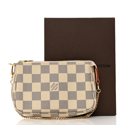 Louis Vuitton Damier Azur Mini Pochette Accessories 6 of 9