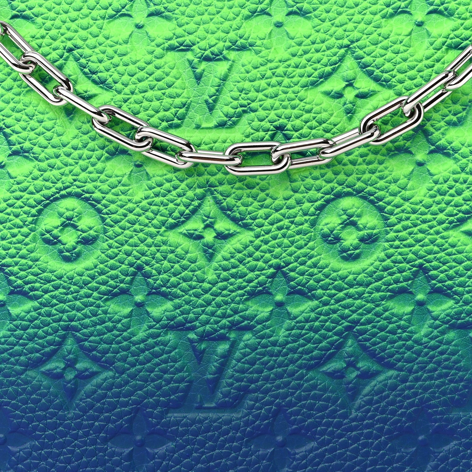 Louis Vuitton Taurillon Illusion Trio Pouch Bleu Rose 8 of 10