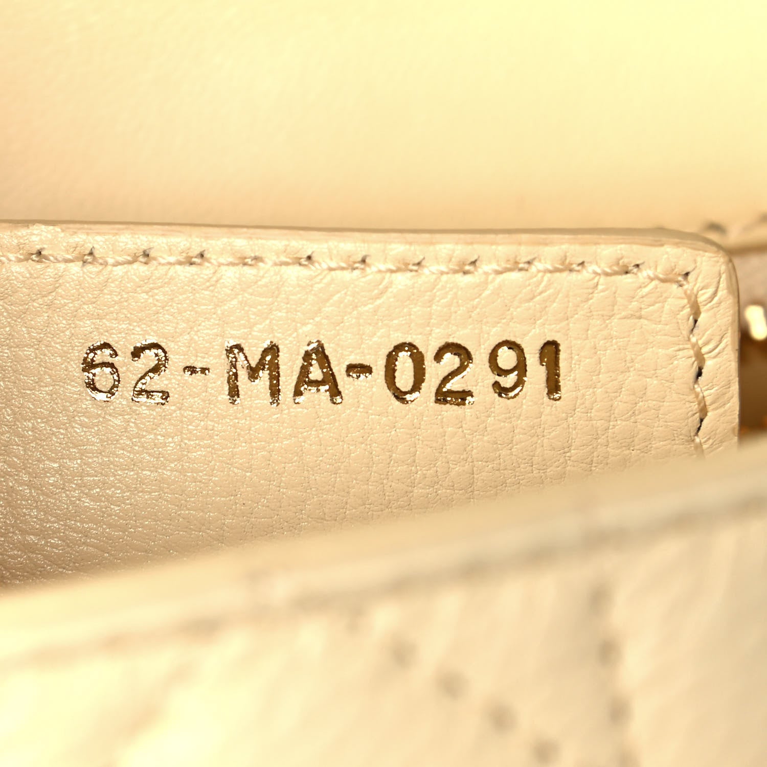 Christian Dior Calfskin Cannage Small Caro Bag Pale Yellow 7 of 14