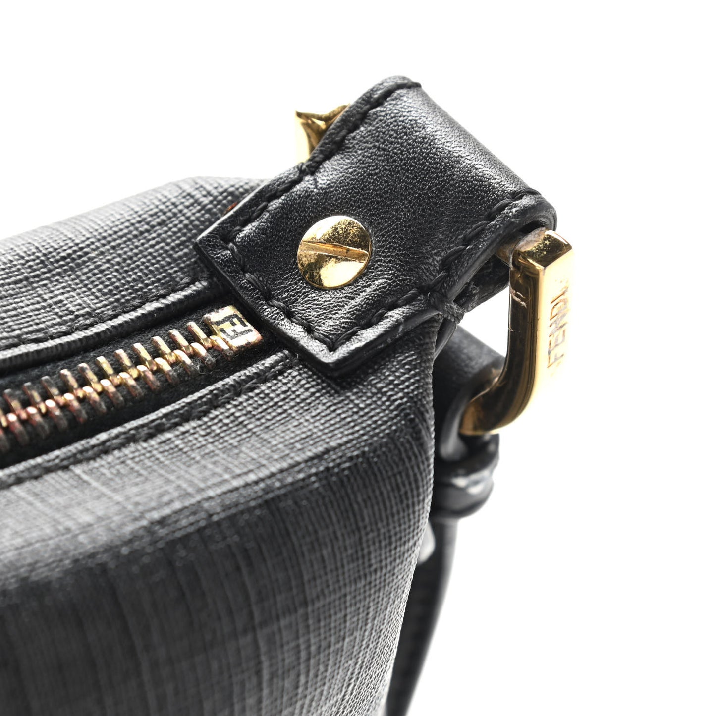 Zucchino Spalmati Vitello Messenger Bag Black