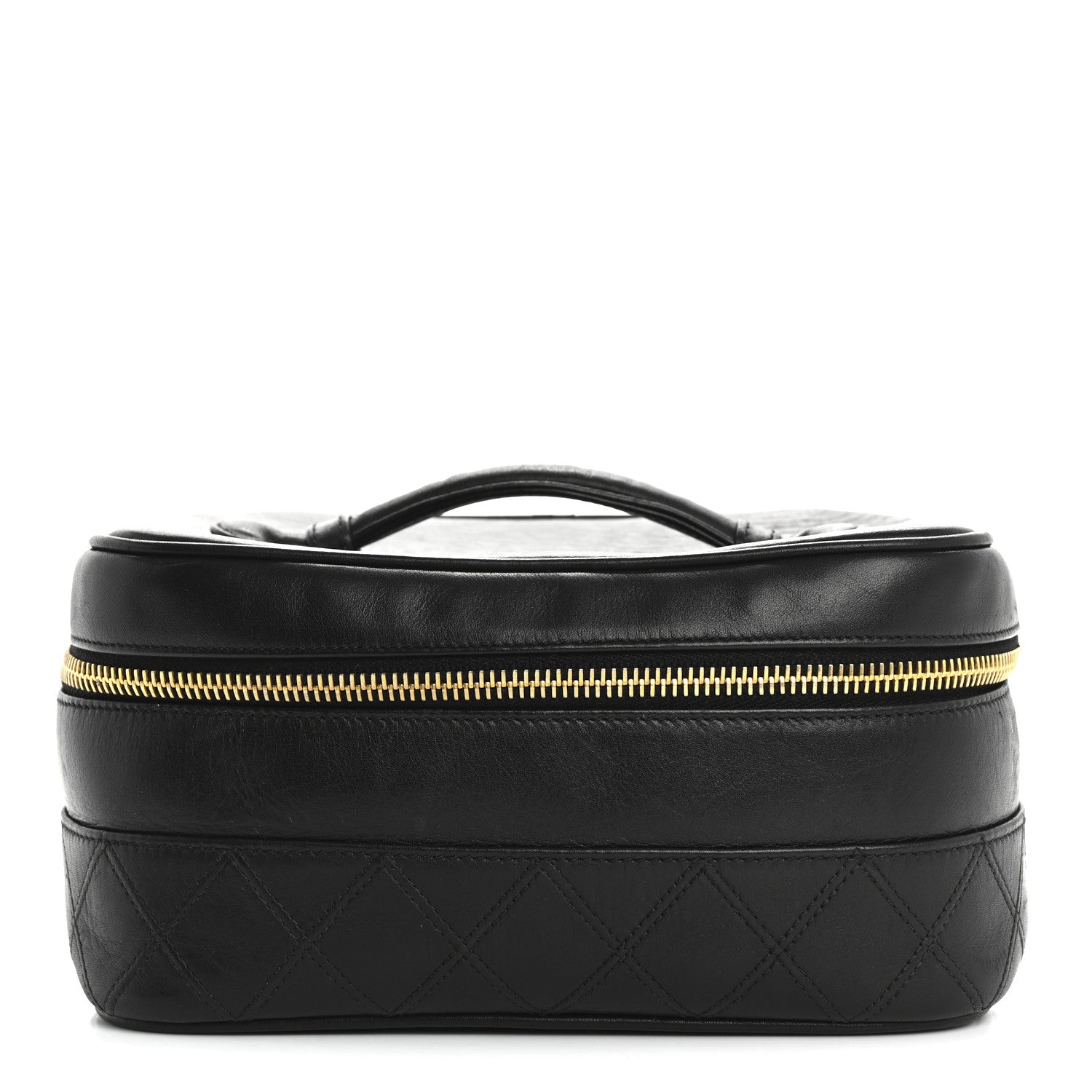 Chanel Lambskin Vanity Cosmetic Case Black 1 of 12