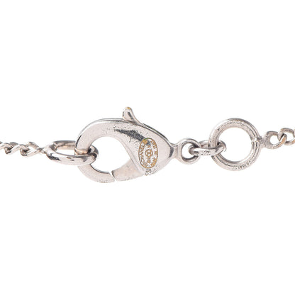 Chanel Crystal Timeless CC Necklace Silver 4 of 4