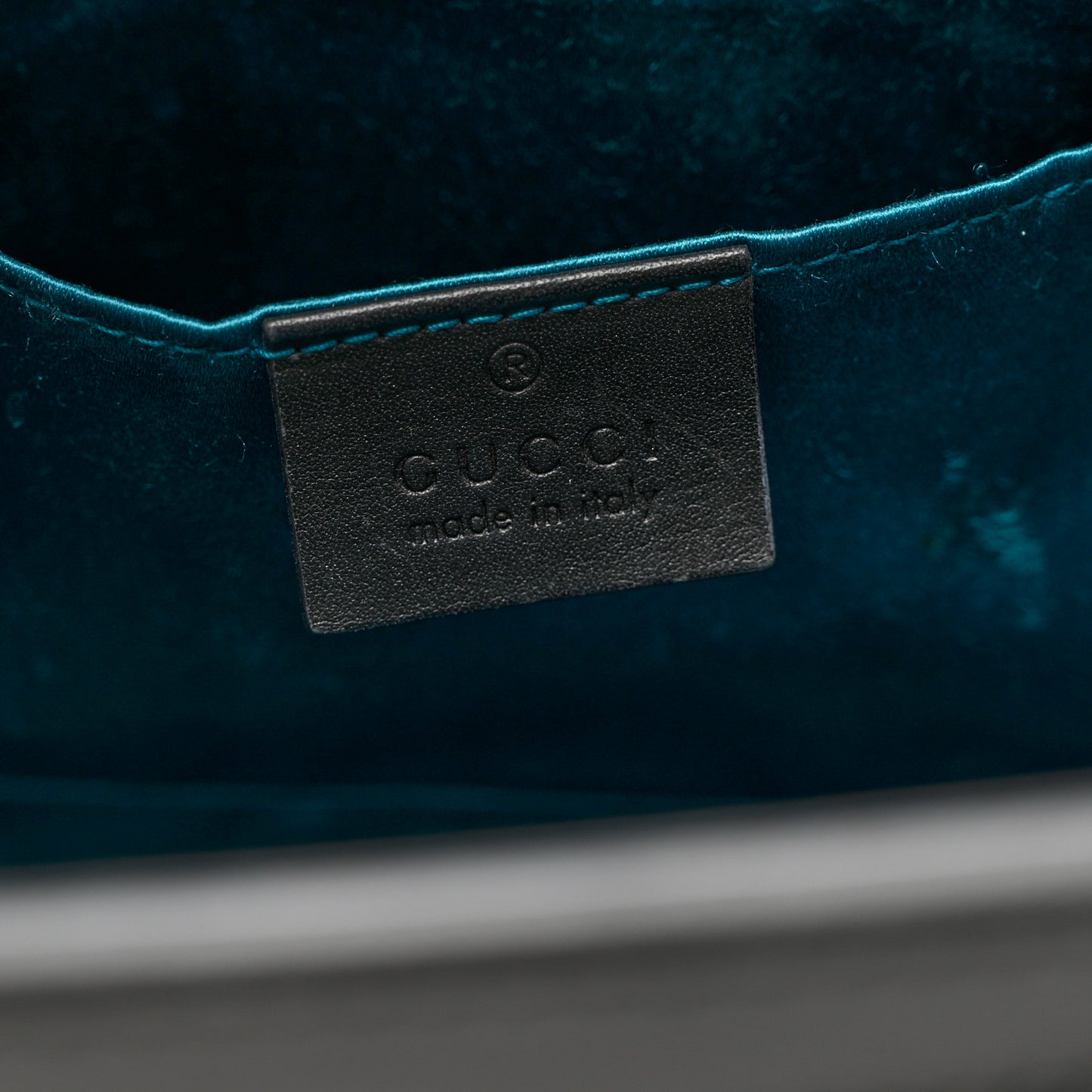 Suede Patent GG Web Small Ophidia Chain Shoulder Bag Black