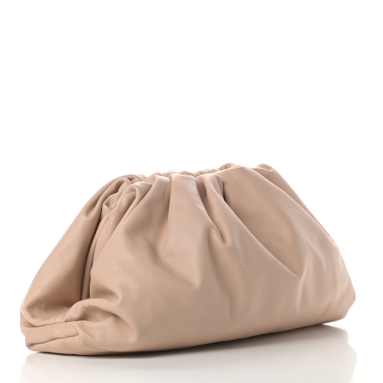 Bottega Veneta Smooth Butter Calf The Pouch Oversized Clutch Nude 3 of 9