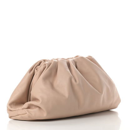 Bottega Veneta Smooth Butter Calf The Pouch Oversized Clutch Nude 3 of 9