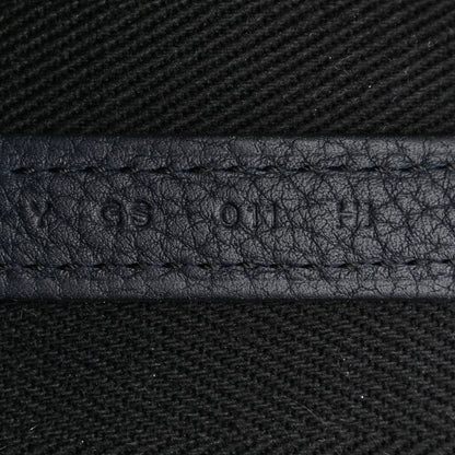 Hermes Chevron Herringbone Toile Negonda Garden Party 30 TPM Black Bleu Nuit 7 of 11