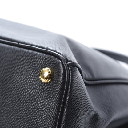 Prada Saffiano Large Galleria Double Zip Tote Black 13 of 18