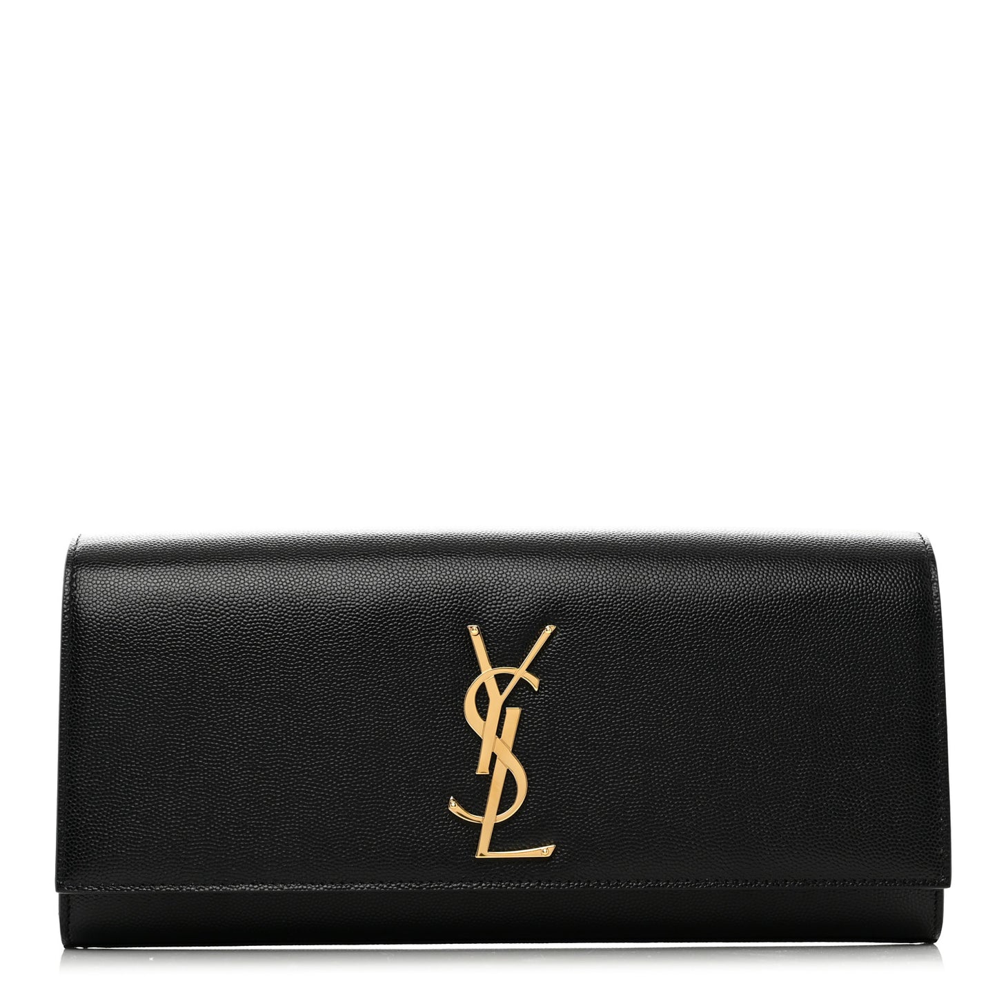 Grain De Poudre Monogram Cassandre Clutch Black