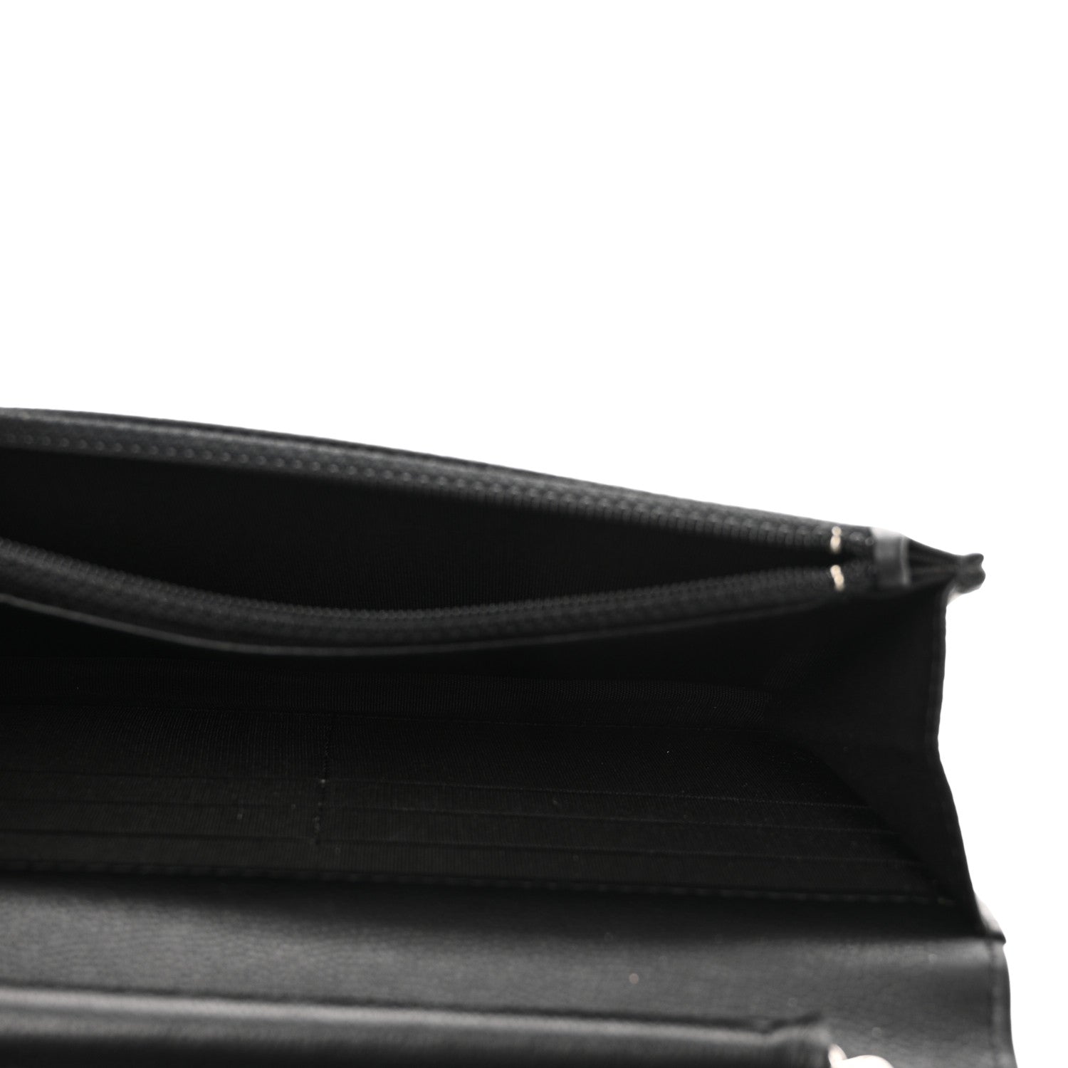 Chanel Caviar Camellia Embossed Wallet On Chain WOC Black 5 of 14