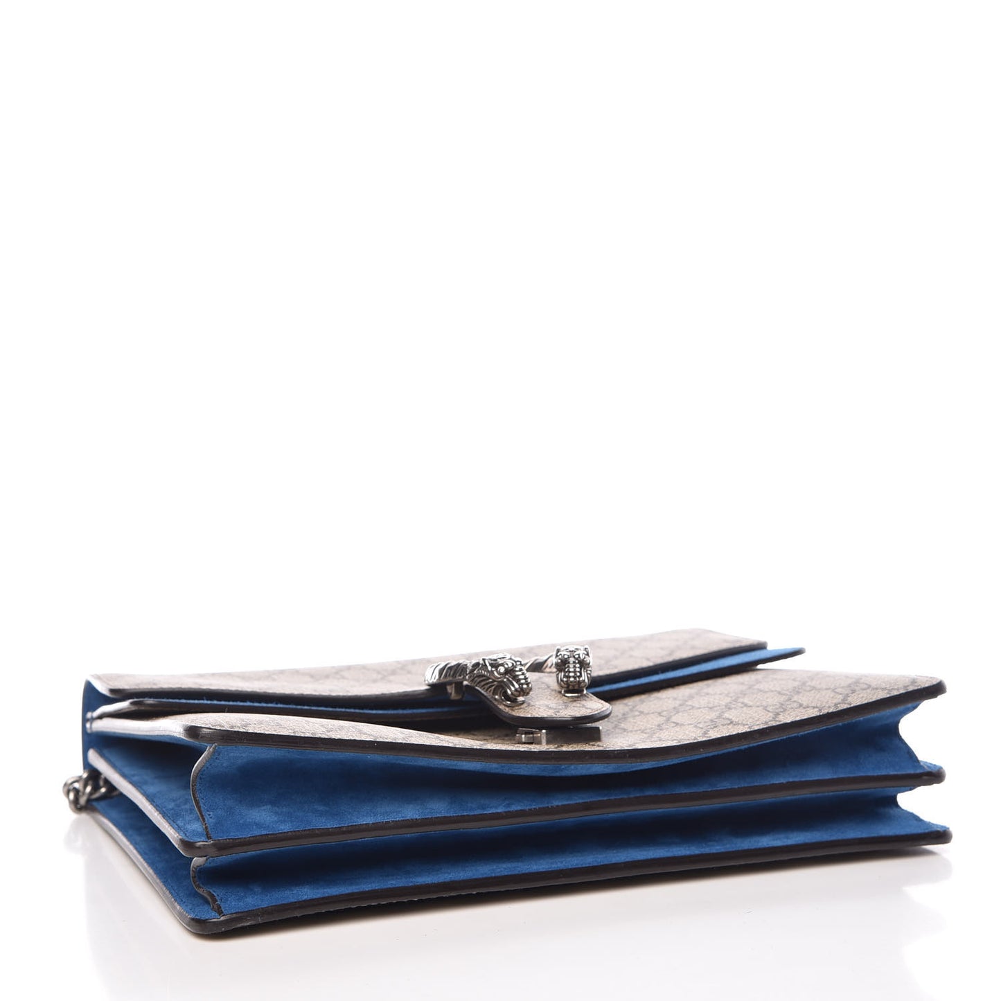 GG Supreme Monogram Medium Dionysus Shoulder Bag Blue
