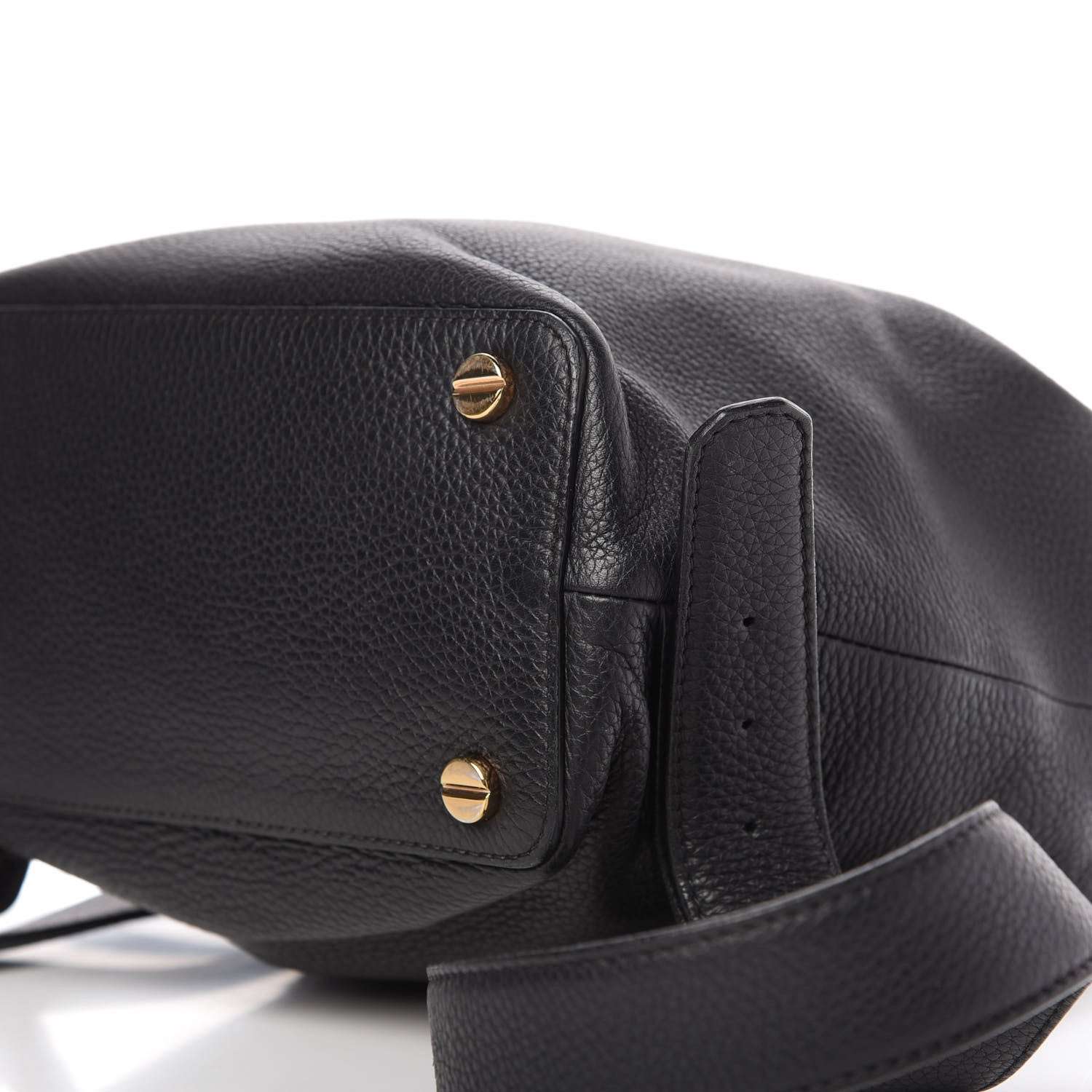 Valentino Garavani Pebbled Calfskin Rockstud Drawstring Backpack Black 7 of 11